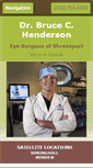 Mobile Screenshot of hendersoneyesite.com